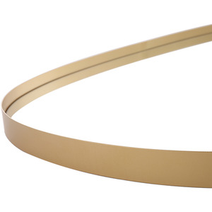 Oval Iron Frame Explosion-Proof Wall Mirror by Livingandhome