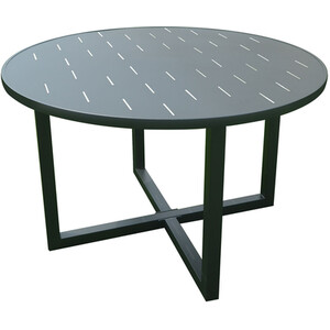 Bayview 4 Seater Dining Set - Black by Outdoor Essentials