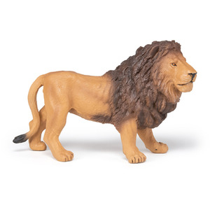 PAPO Large Figurines Large Lion Toy Figure - Brown by PAPO