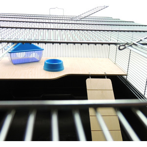 Black Ritz Rat And Hamster Cage with Shelf - Black by Little Friends