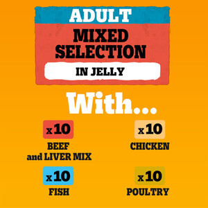 Pedigree Mixed Selection in Jelly Dog Food - 40 by Pedigree