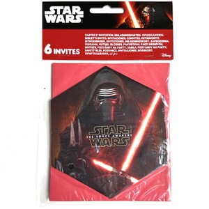 Star Wars Hexagonal Invites - Black by Blue Frog Toys