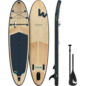 Wave Woody 2.0 SUP Inflatable Paddleboard 10'9ft by Wave