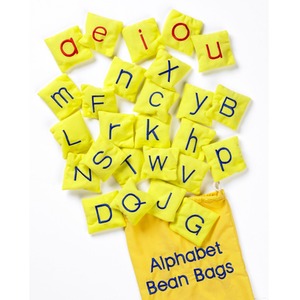 Alphabet A to Z Bean Bags - Yellow by Blue Frog Toys