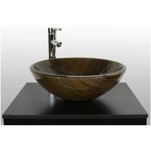 BELOFAY Glass Wash Basin Counter Top Basin with Tap,Pop Up Waste and Bottle Trap by BELOFAY