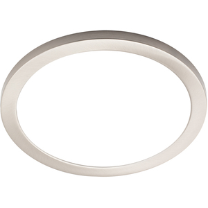 Darly LED 24 Watt Flush Ceiling or Wall Light - Satin Nickel by Litecraft