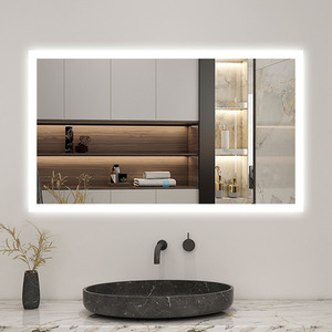 LED Bathroom Mirrors with Socket, Dimmable 3 Colours by AicaBathroom