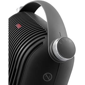 Delonghi 2.4KW Capsule Hobby Fan Heater - Black by Delonghi