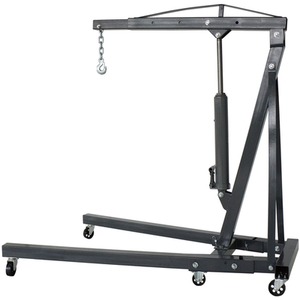 Switzer 2 Tonne Folding Engine Crane Stand Hoist Lift - Grey by SwitZer