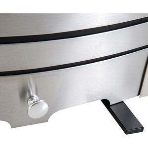 HOMCOM Modern Electric Fireplace 1 and 2KW LED Heater - Silver by HOMCOM