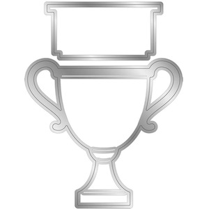 Trophy Metal Die - Silver by Crafters Companion