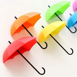 Set of 6 Self Adhesive Wall Key Hook - Multi-colour