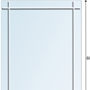Marylebone Wall Mounted Rectangular Frameless Bathroom Mirror 45cm x 60cm - Mirror by Showerdrape