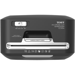 Texet 10 Sheet Cross Cut Shredder by Texet