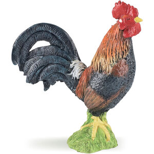 PAPO Farmyard Friends Gallic Rooster Toy Figure - Black by PAPO