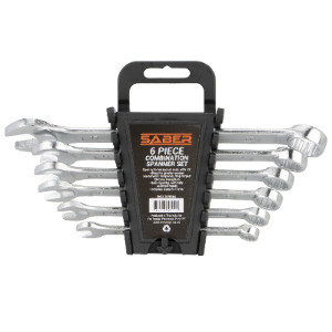 Saber Chrome Combination Spanner Set by Saber