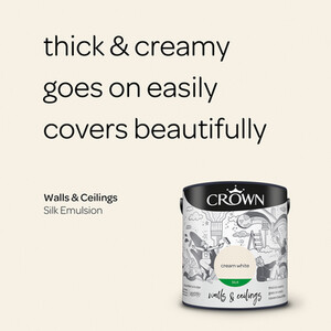 Crown Walls and Ceilings Silk Emulsion by Crown Paints