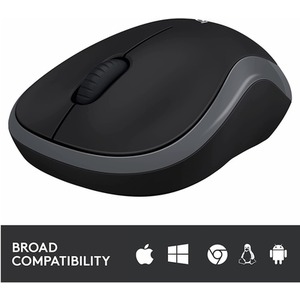 Logitech Wireless Optical Mouse - Grey / M185 Grey by Logitech