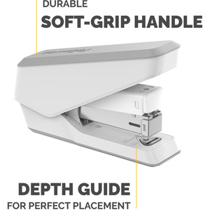 Fellowes Half Strip Stapler 25 Sheet Capacity - White by Fellowes
