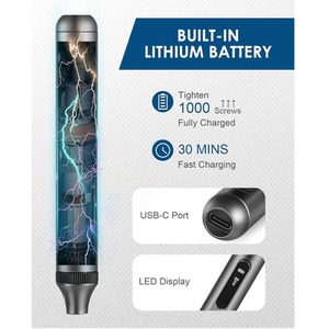 52 in 1 Cordless Mini Electric Screwdriver Set - Silver