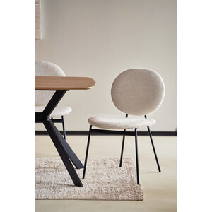 Pair of Maybury Dining Chairs - Cream