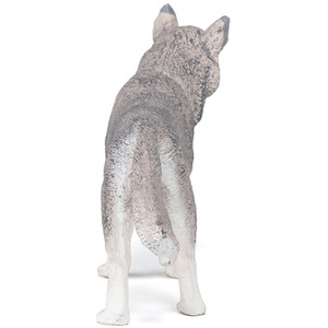 PAPO Dog and Cat Companions Siberian Husky Toy Figure - 54035 - Grey by PAPO