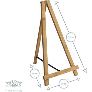 Wooden Table Easel and Slate Board Set - Multi / 1 by Argon Tableware