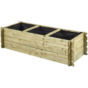 Basil Wooden Raised Bed - Natural by Cerland