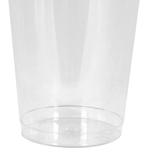 Pack of 8 Gold Rim Plastic Cups - Gold