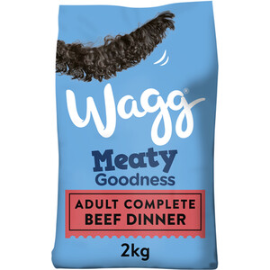 Wagg Meaty Goodness Dog Food - 2kg / Beef by Wagg