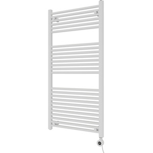 Grace Electric Designer Towel Radiator - WHITE / 60cm by Agadon