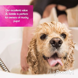 Baby Powder Fragrance Dog Shampoo and Hydrating Oatmeal Dog Shampoo 250ml - Clear by Pretty Pooch