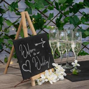 Wooden Table Easel and Slate Board Set - Multi / 1 by Argon Tableware