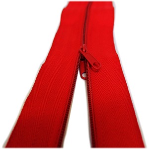 2 Heavy Duty Self Adhesive Zips - 75mm Wide x 2100mm Long - Red by True Products