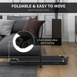 HOMCOM Folding Walking Treadmill Aerobic Walking Exercise Machine LED by HOMCOM