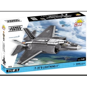 F-35B Lightning II (RAF) Brick Model Aircraft - Grey by COBI