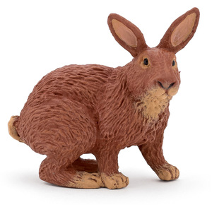 PAPO Farmyard Friends Brown Rabbit Toy Figure - Brown by PAPO