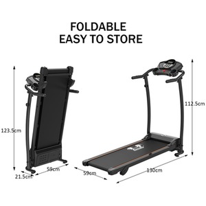 FIT4YOU Folding Electric Treadmill - Black by FIT4YOU