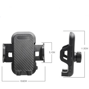 360 Degree Rotating Universal Car Phone Holder - Black and Grey