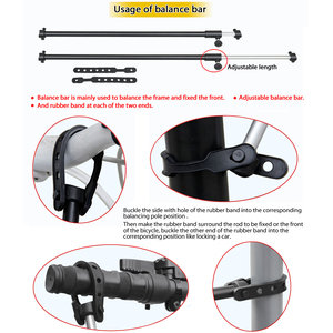 Adjustable Bicycle Repair Stand - Black by Yaheetech