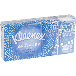 Pack of 8 Kleenex Everyday Tissues by Kleenex
