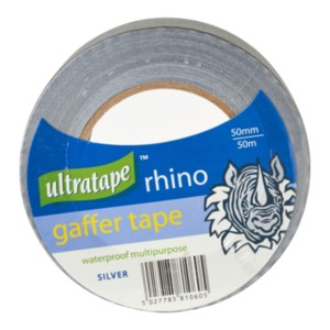Ultratape Silver Clothed Gaffer Tape - Silver by Ultratape