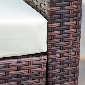 Outsunny 5 Pieces Rattan Sofa Set - Brown by Outsunny