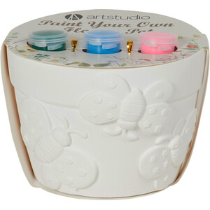 Paint Your Own Flower Pot by Art Studio