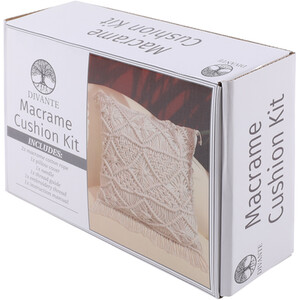 Macrame Cushion Kit - White
