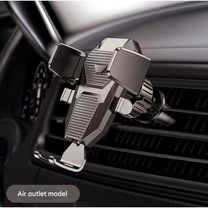 Universal 360 Rotating Car Smartphone Holder - Black