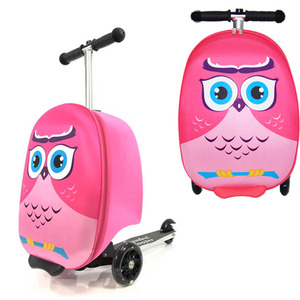 Children's Suitcase with Fold Down Scooter by Groundlevel