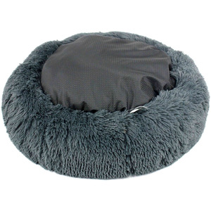 Fluffy Dog Bed in Dark Grey - Dark Grey / M by Actiaspet