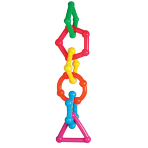Geometric Chain Parrot Toy by Rosewood