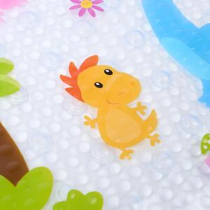 Dinosaur Kids Bath Mat - Pink by OHS